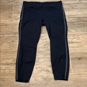 Athleta tuxedo stripe leggings